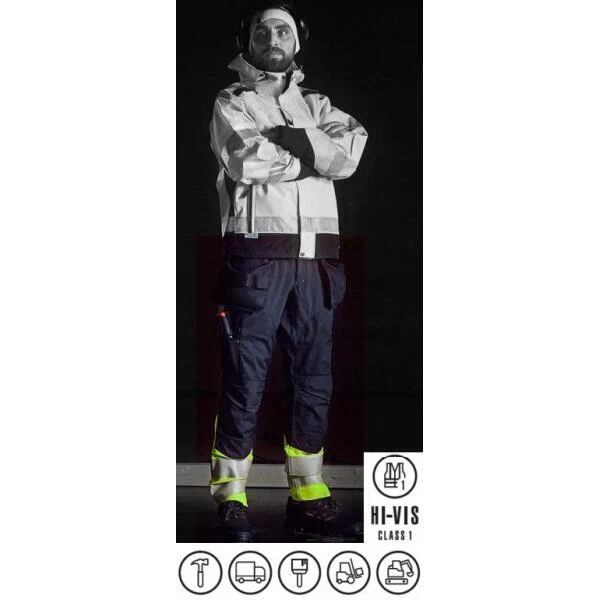 Werkbroek L.BRADOR Stretch Lang HI VIS - Maat 50 5 Werkbroek L.BRADOR Stretch Lang HI VIS - Maat 50 - Afbeelding 3