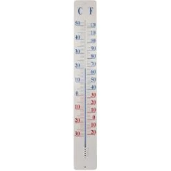 ESSCHERT DESIGN Thermometer Op Wandplaat - 90cm