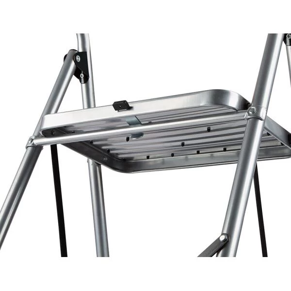 Trapladder Staal KING - 3 Brede Treden 5 Trapladder Staal KING - 3 Brede Treden - Afbeelding 3