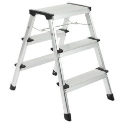 Huishoudtrap ALU STEPPY 2X3 Treden