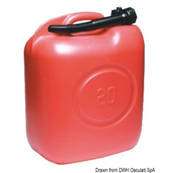 Jerrycan Brandstof Rood - 20 Liter 4 Jerrycan Brandstof Rood - 20 Liter - Afbeelding 2