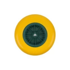 Kruiwagenwiel Volle Band Met As