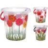 Emmer Met Bloemen - 12 L - Set Van 3 Stuks 2 Emmer Met Bloemen - 12 L - Set Van 3 Stuks -Practical Gardening Tool Winkel emmer met bloemen 12 l 1499435313 1 600
