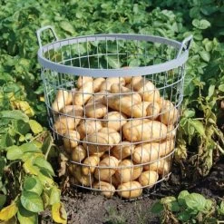 ESSCHERT DESIGN Metalen Oogstkorf - Aardappelmand -Practical Gardening Tool Winkel metalen oogstmand 1484055471 2 600