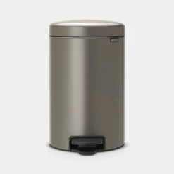 Pedaalemmer NewIcon BRABANTIA - 12 Liter Platinum