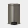 Pedaalemmer NewIcon BRABANTIA - 20 Liter Platinum -Practical Gardening Tool Winkel pedaalemmer newicon 20 l platinum 1607882492 1 600