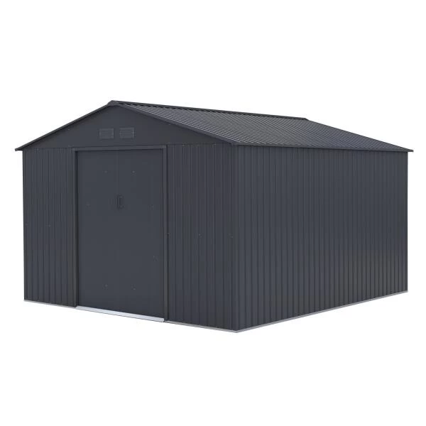 Sinolily Archer G Tuinhuis Met Dubbele Schuifdeur - 13 M² - Antraciet 3 Sinolily Archer G Tuinhuis Met Dubbele Schuifdeur - 13 M² - Antraciet