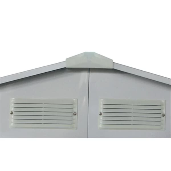 Sinolily Evan Plus E Tuinhuis Met Dubbele Schuifdeur En Raam - 8,84 M² - Grijs 5 Sinolily Evan Plus E Tuinhuis Met Dubbele Schuifdeur En Raam - 8,84 M² - Grijs - Afbeelding 3