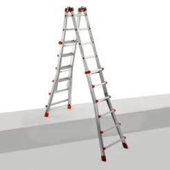 Telescopische Ladder Goliath 4 × 5 Treden 9 Telescopische Ladder Goliath 4 × 5 Treden -Practical Gardening Tool Winkel telescopische ladder goliath 4x5 1603458905 600