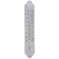 ESSCHERT DESIGN Thermometer Oud Zink - 50 Cm