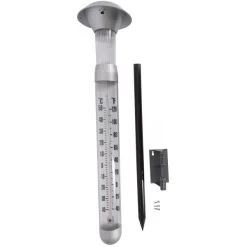 Thermometer Met Solar Lamp