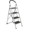 Trapladder Staal KING 4 Brede Treden - Zilver/zwart -Practical Gardening Tool Winkel trapladder staal king 4 brede treden 1603977455 1 600